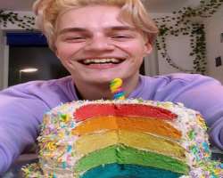 As a gay internet celeb, he supports gay rights.